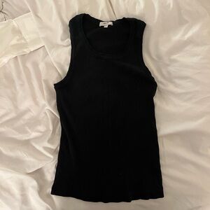 AGOLDE Black Poppy Tank